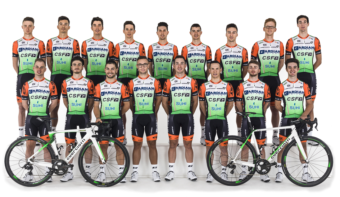 Team Bardiani - CSF, squadra professionistica di ciclismo, di cui Claudio Cucinotta è stato preparatore atletico, allenatore, direttore sportivo e biomeccanico dal 2015 al 2019